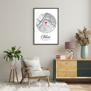 Poster de Naissance Personnalisé - Création unique pour célébrer bébé !