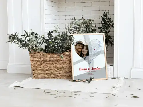 FotoHart Split: Foto & Stadskaart Poster