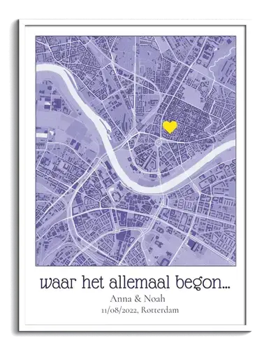 Maak je eigen persoonlijke kaart herinnering!