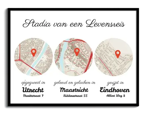 Personaliseer je Levenskaart - Jouw unieke reis in kaart!