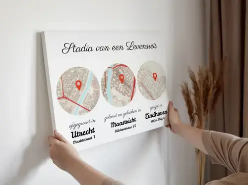 Persoonlijke Levenswegkaart met Markeringen