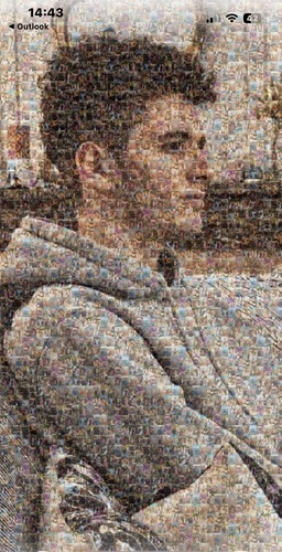 Kundenfoto von Jean für Bewertung Druck Fotomosaik [Online] Acryl 50x70cm