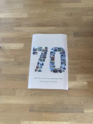 Klantfoto van Manuela voor beoordeling Afdruk Fotocollage Poster 40x60cm